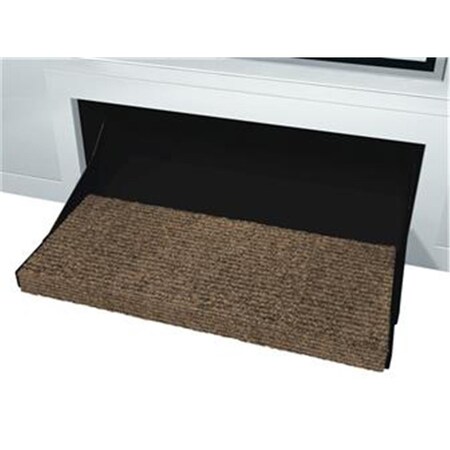 Prest-O-Fit 20351 23 In. Outrigger Entry Step Rug - Brown P2G-20351